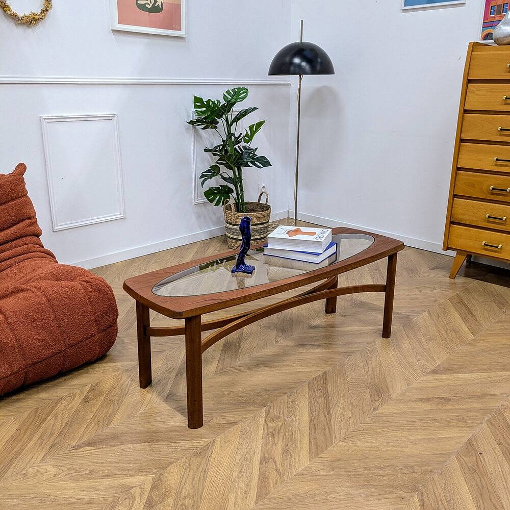 Scandinavian wooden coffee table