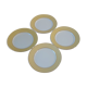 Set of 4 flat plates Moulins des Loups 40 years 50