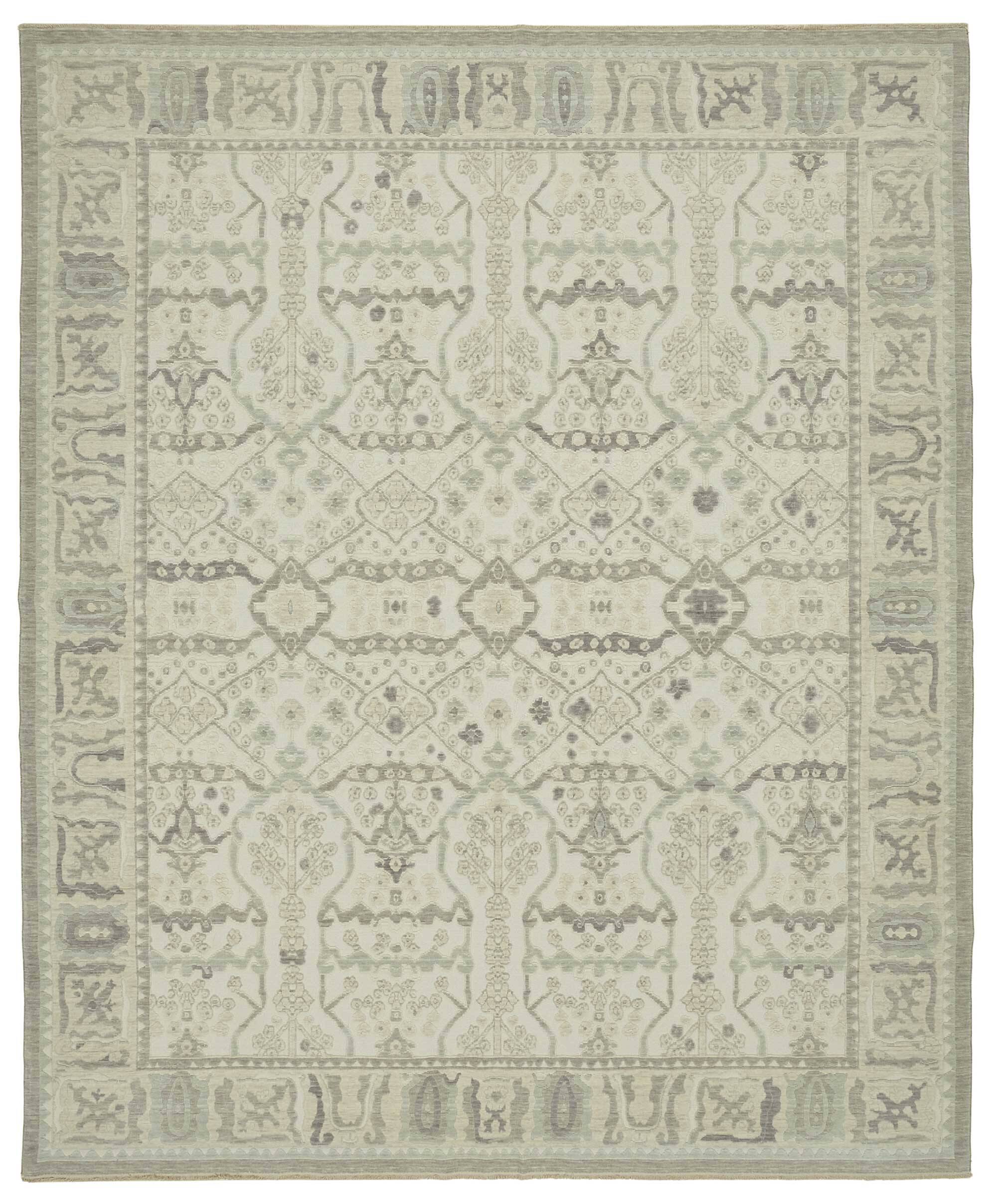 Turkish Handcrafted Loom Oushak Rug 309 cm x 372 cm