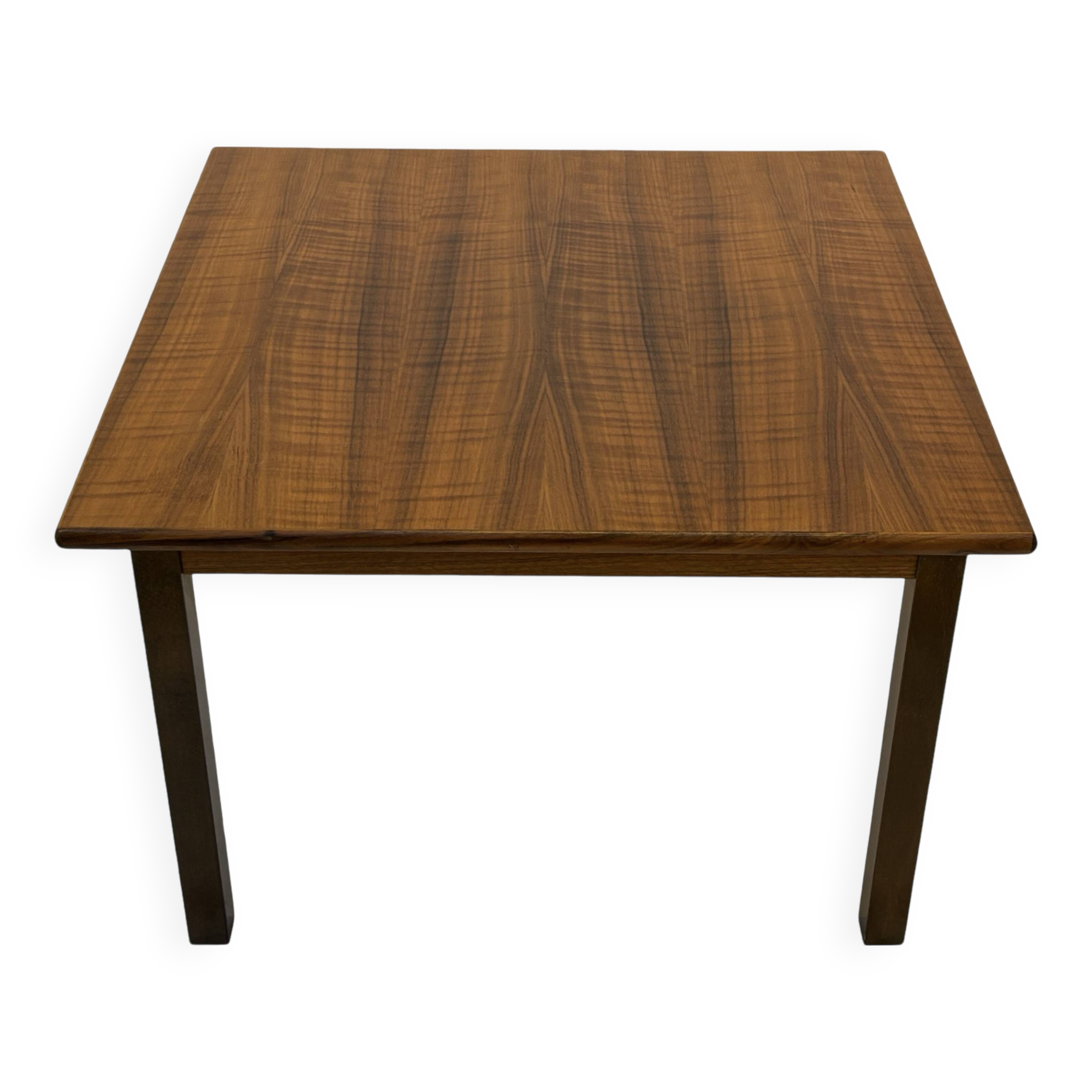 Table basse vintage compacte en palissandre design années 70