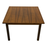 Table basse vintage compacte en palissandre design années 70