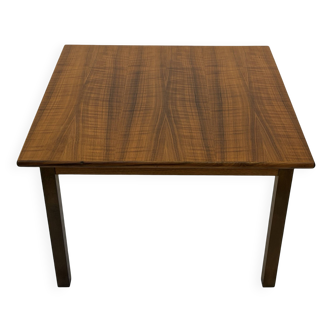 Table basse vintage compacte en palissandre design années 70