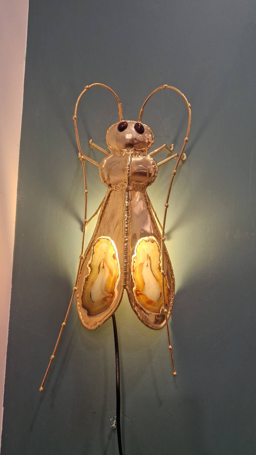 Table lamp "Insect" Henri Fernandez 1970