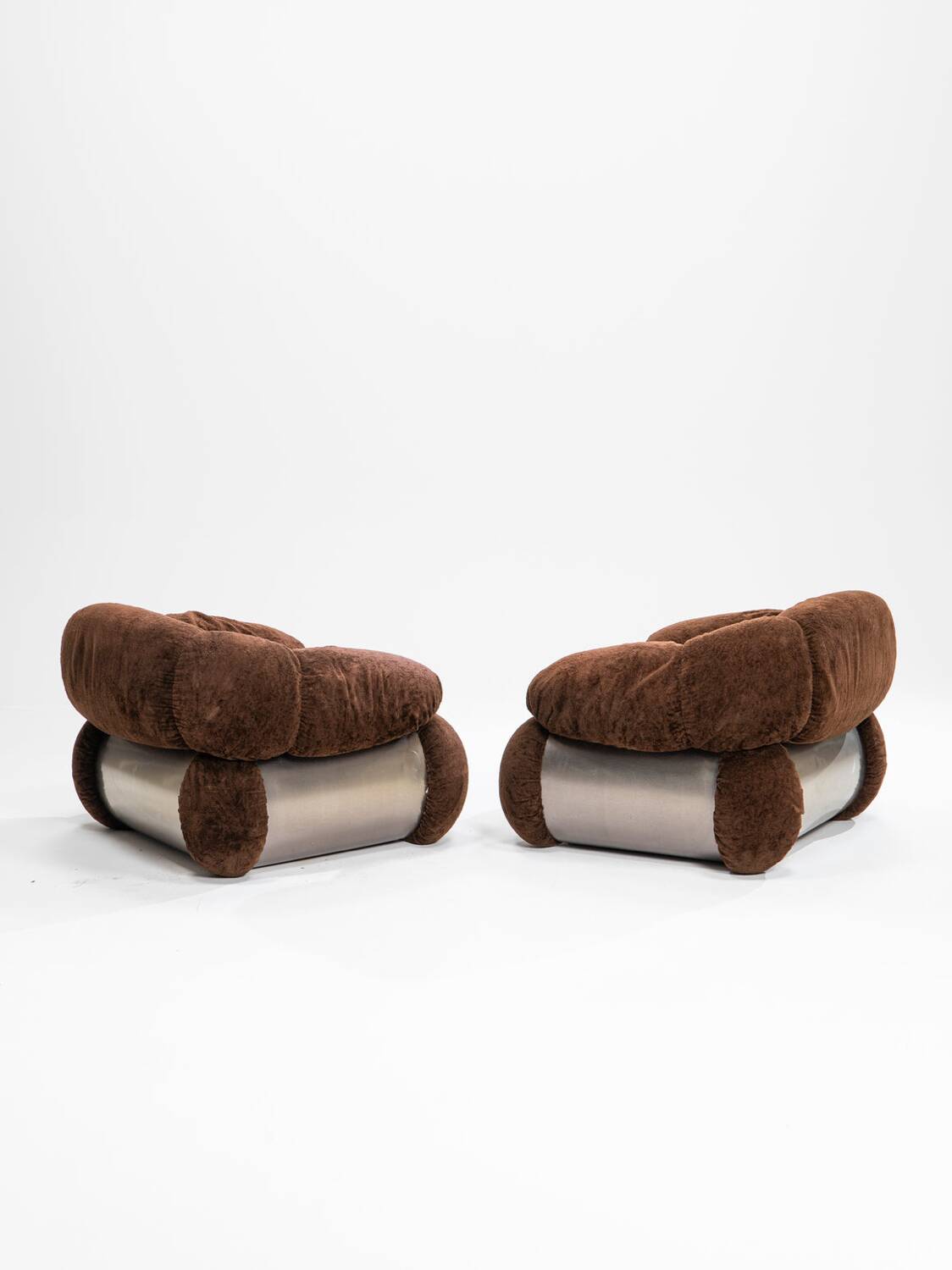 Pair of Armchairs by Adriano Piazzesi, Italy 1970s