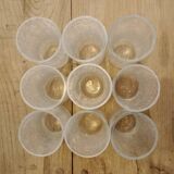 9 frosted effect 60s glasses