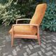 Fauteuil haut scandinave, 1960