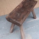 Small rustic bench