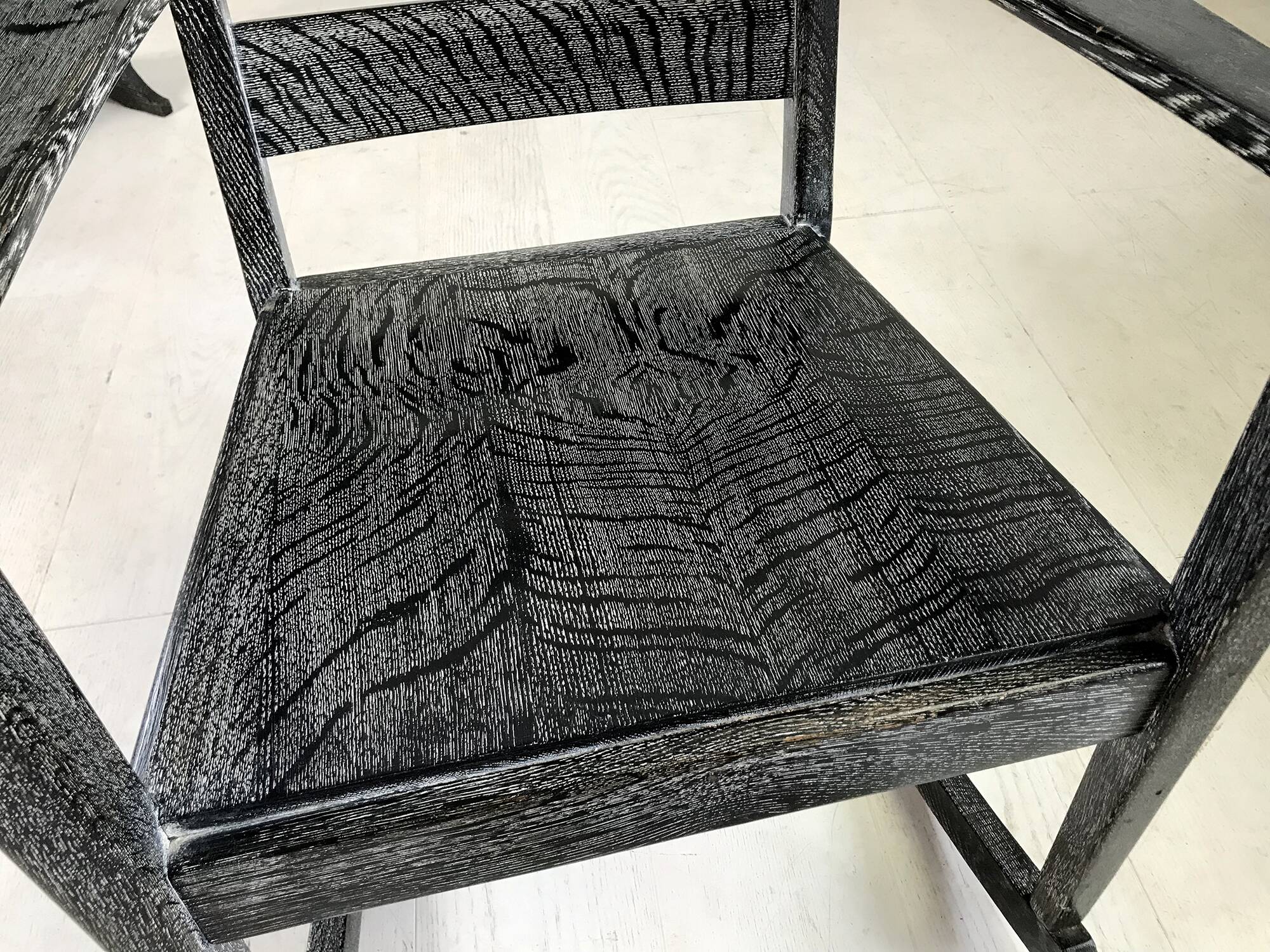 Baker and Co. rocking chair and traveling confessional, 1930s