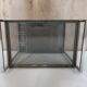 Dessert bar in chromed metal and smoked glass circa 1960