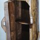 1960s French Brutalist Sculptural Solid Elm Wood Tree Trunk Cabinet