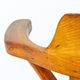 Art Nouveau office chair with curved wood attributed to J&J Kohn, 704 1/2 4V