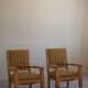 Paire de fauteuils Art déco en chêne et tissu, ébéniste danois, années 1940