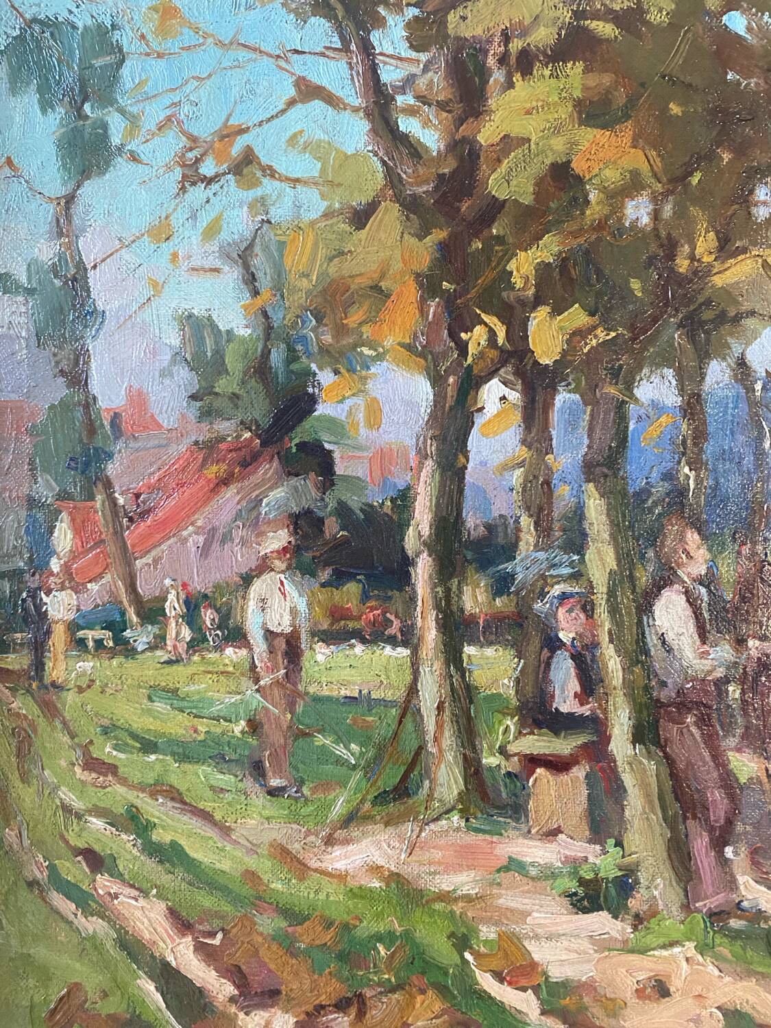 Village festival of 1929 signed