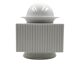 Sergio Asti, postmodern white ceramic vase, Cedit Italy 1970s