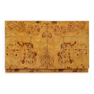 Buffet en bois de noyer, Italie années 1970