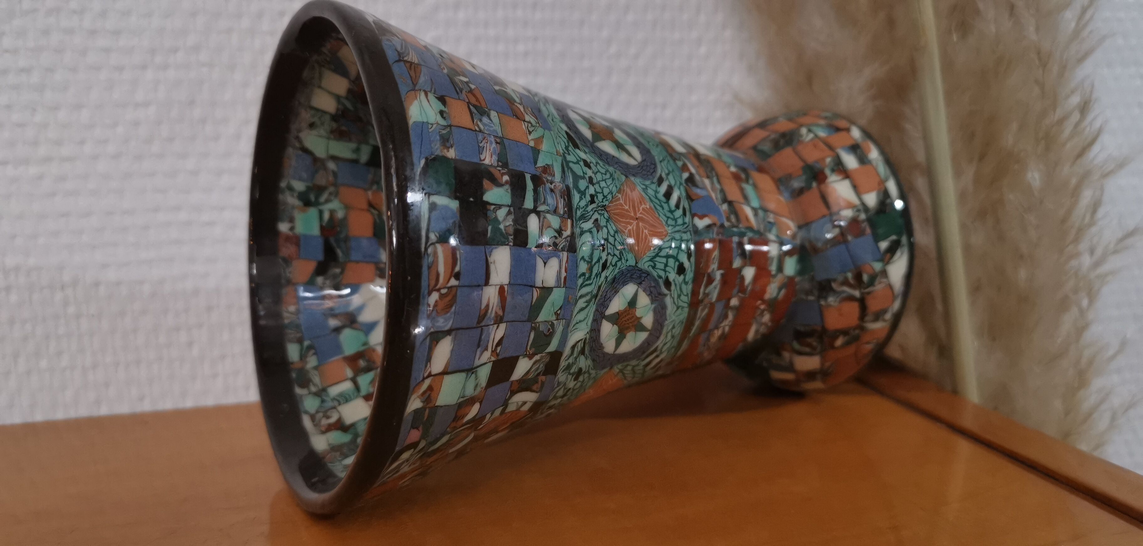 Vase signed gerbino from vallauris