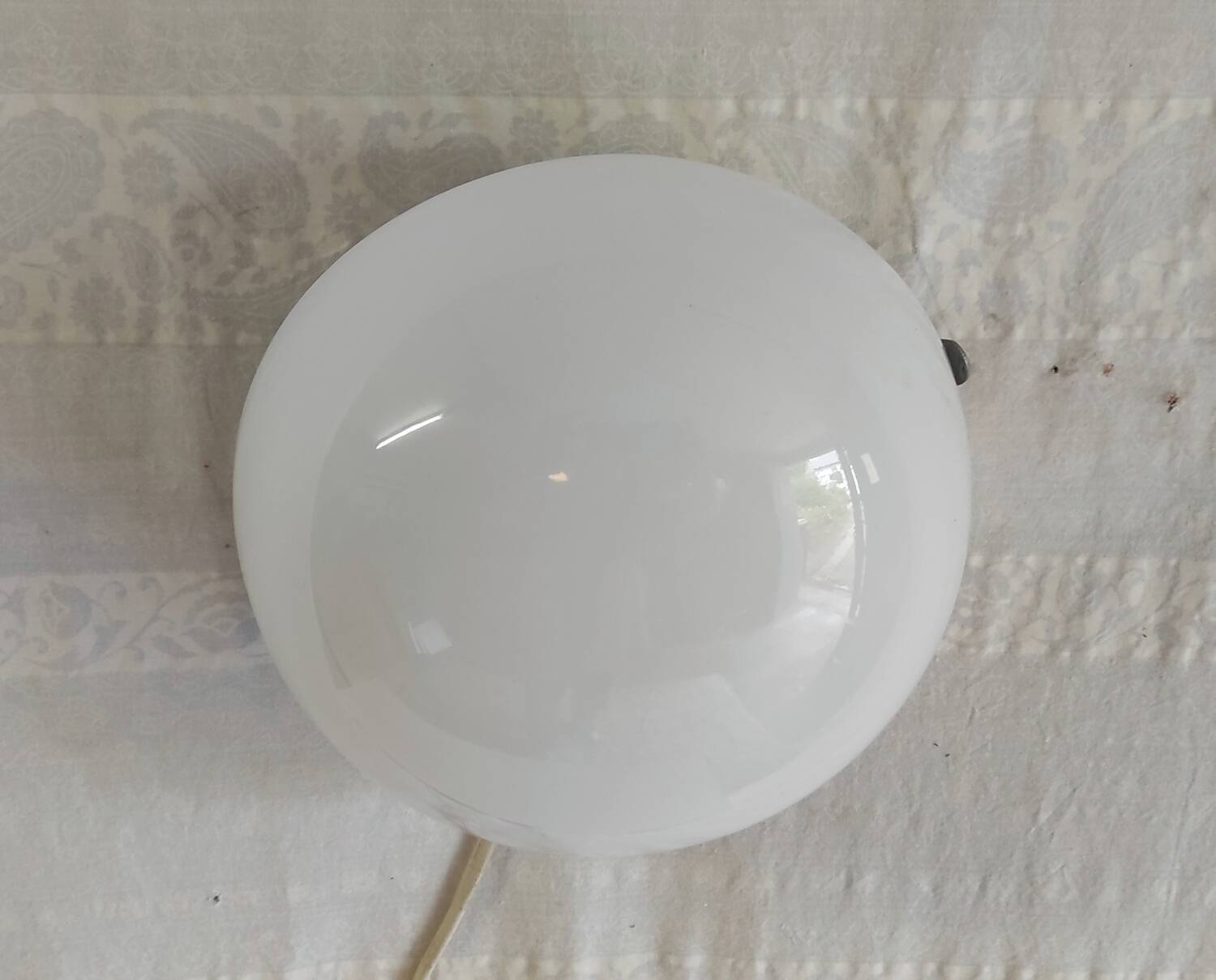 Opaline globe ceiling light 20 cm - 1960s