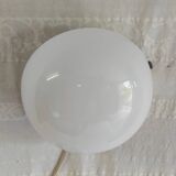 Opaline globe ceiling light 20 cm - 1960s