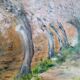Impressionist oil on panel, spring landscape, signed, framed