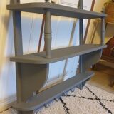 Coat rack wall shelves