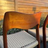 4 Niels Otto Møller chairs model 71