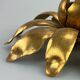 Wall sconce in brass