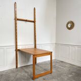 Les Arcs 1950s pine side table or desk