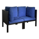 Pair of Sity armchairs by Antonio Citterio for B&B Italia, 1980s