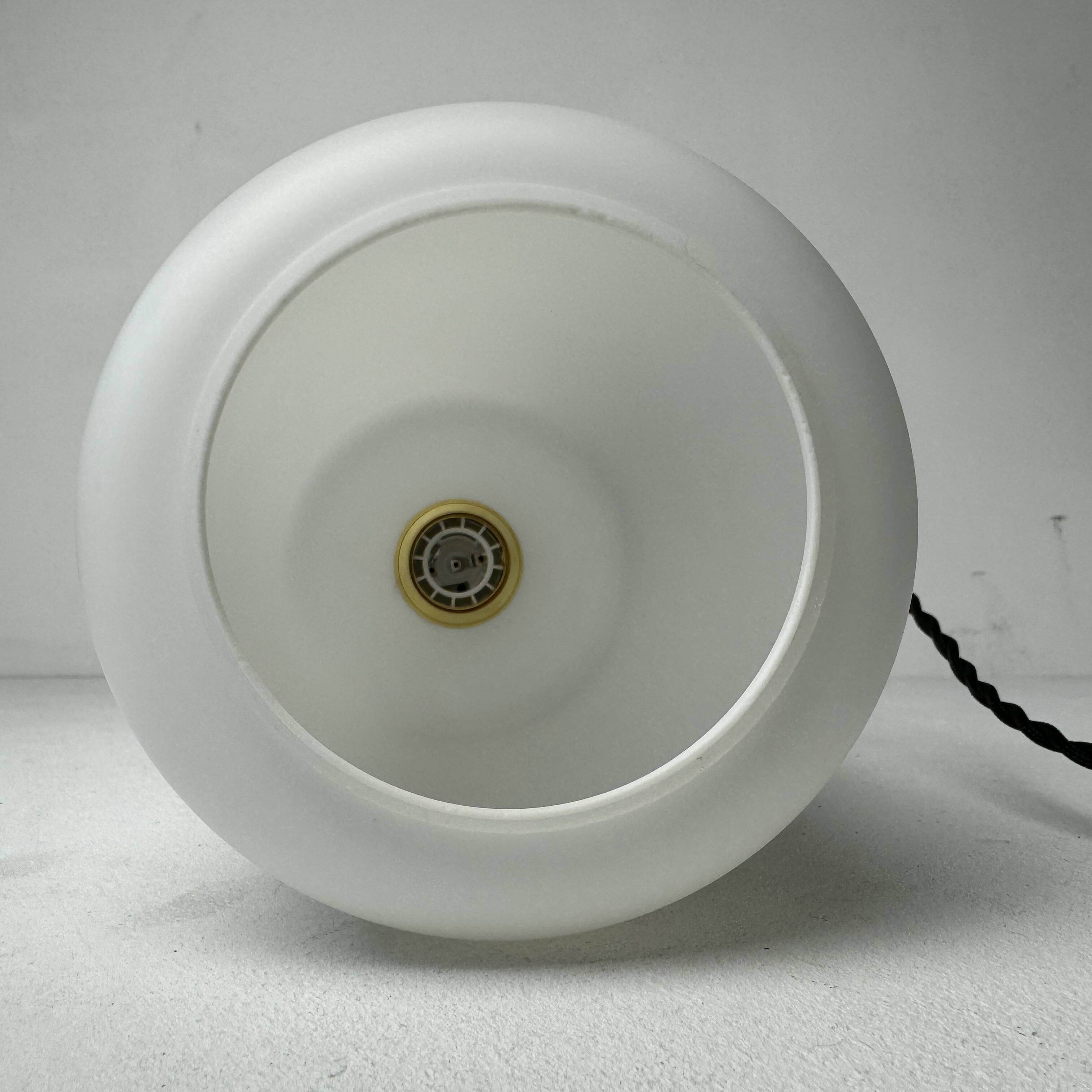 Lot of 3 old vintage xxl opaline pendants