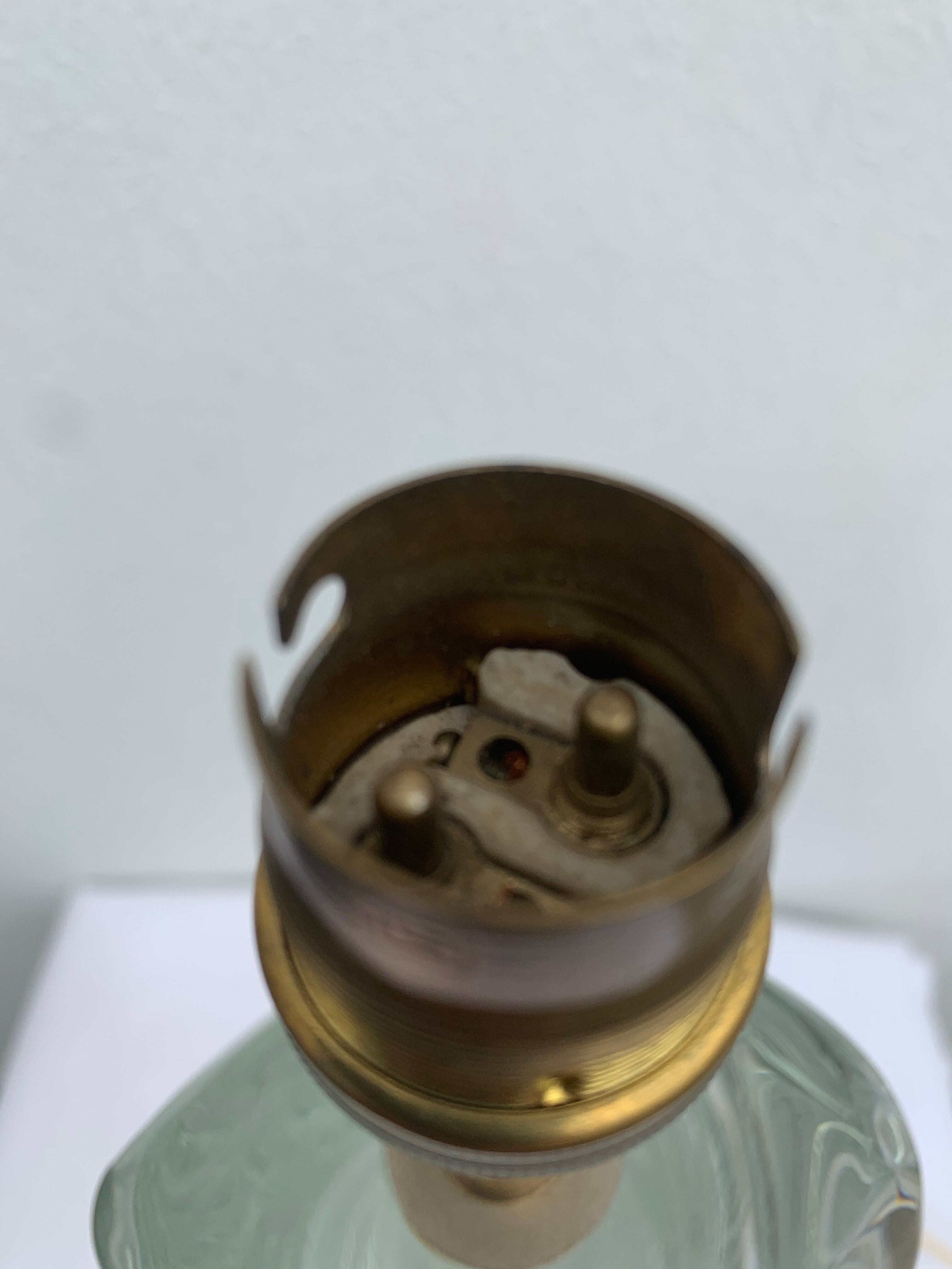 Sèvres crystal lamp foot