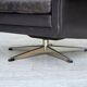 1960s, Danish highback swivel armchair by Aage Christensen, leather.