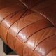 Lit de jour 'DS-80' en cuir patchwork cognac par De Sede, Suisse