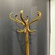 Baumann style 1960 swivel parrot coat rack in bent wood