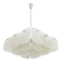 Very large square chandelier J.T. Kalmar with frosted glass panels, Austria, 1960s.