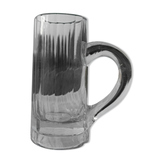 Old beer mug with cut sides