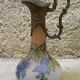 Antique decanter, hand painted