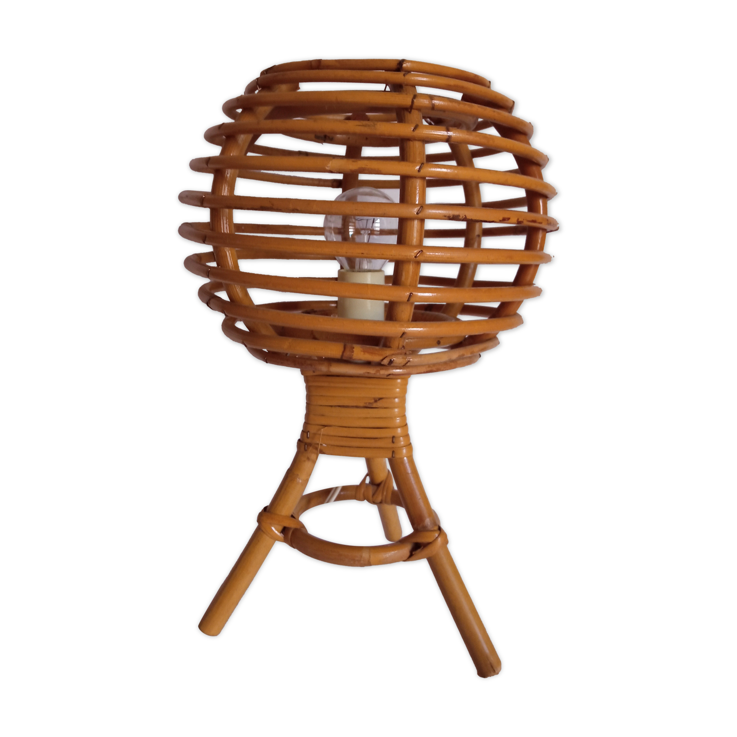 Lampe de chevet bambou
