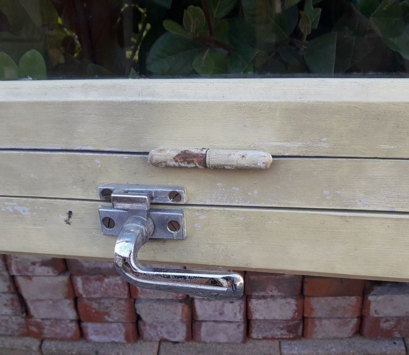 Wooden canopy 3 windows with bellows and abbatant