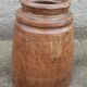 Large old wooden pot