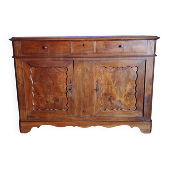 Country buffet, walnut buffet with 2 doors
