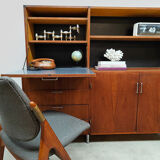 Vintage Dutch design cabinet secretary Cees Braakman Pastoe 1960 'Made to measure'