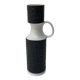 Vase soliflore Bavaria noir texturé vintage années 70