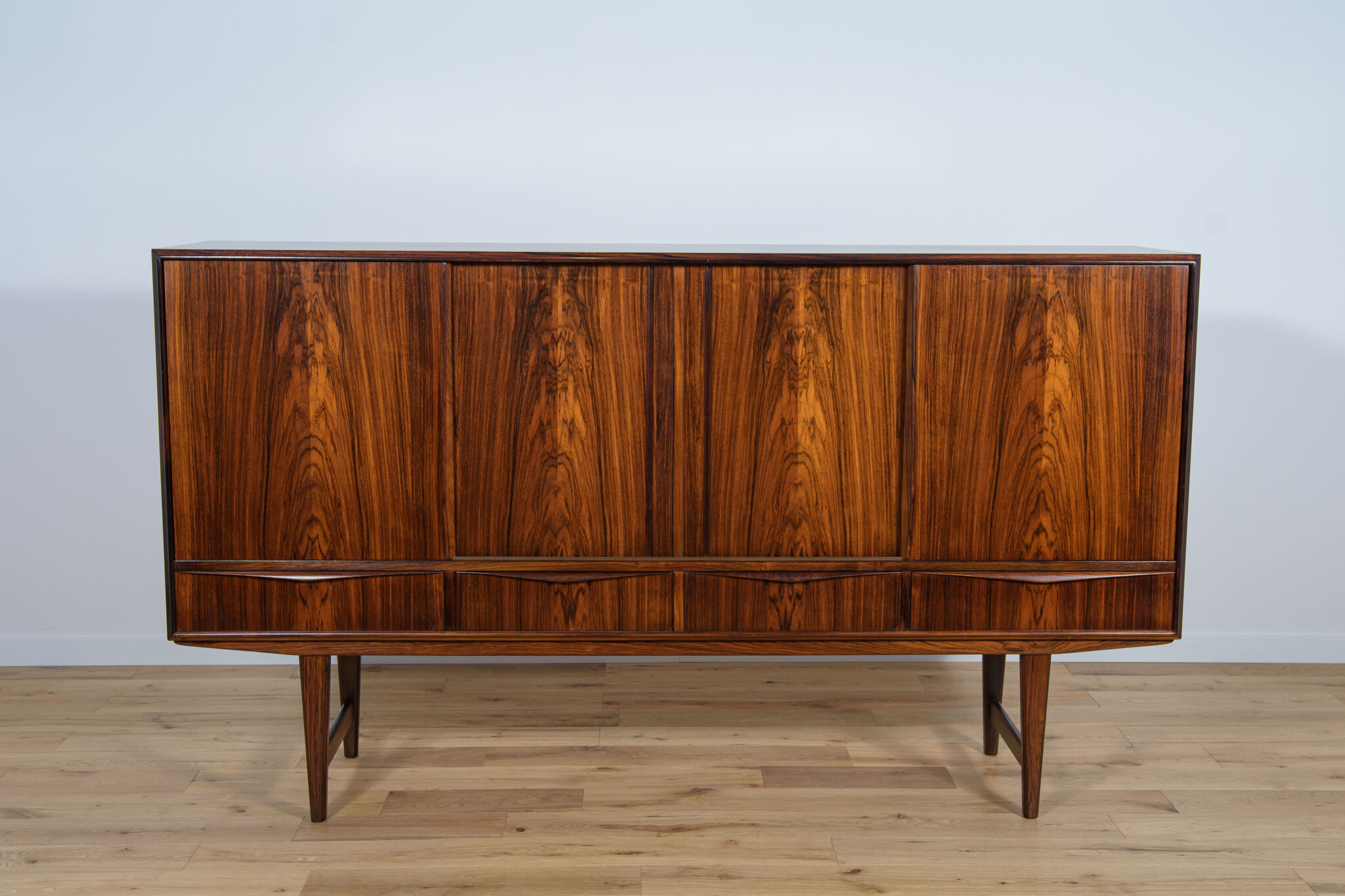 Mid century rosewood Danish sideboard by E. W. Bach for Sejling Skabe, 1960s