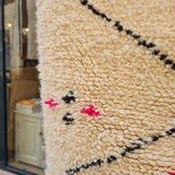 Berber wool carpet colorful pattern 78x154 cm