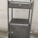 old metal medical bedside table circa 1930/40