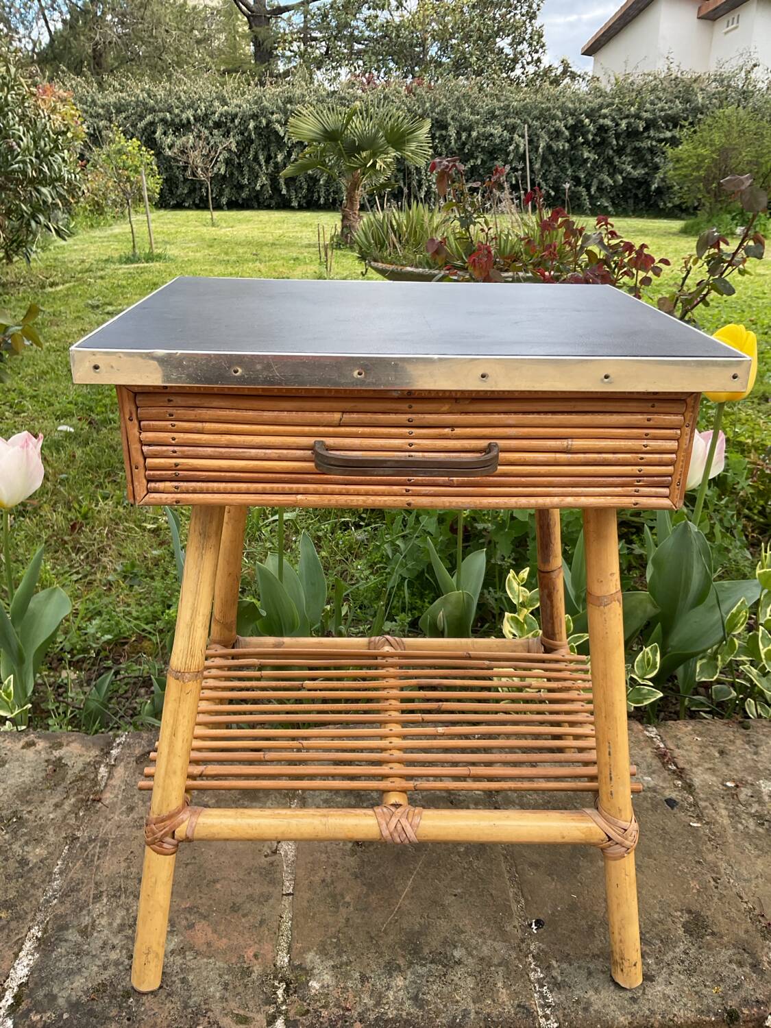 Chevet , table d’appoint vintage