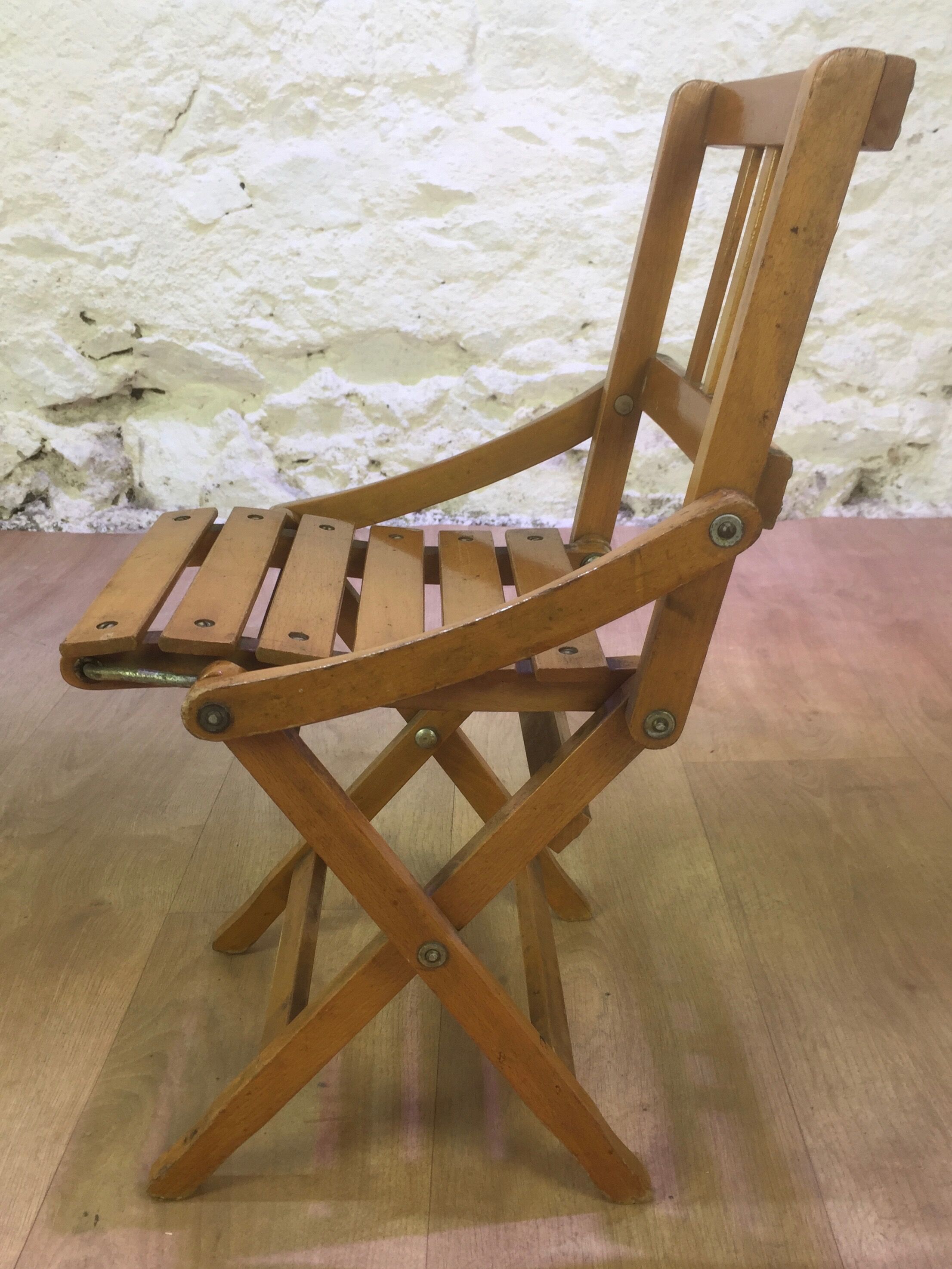 folding chair for children by fratelli reguitti, italy
