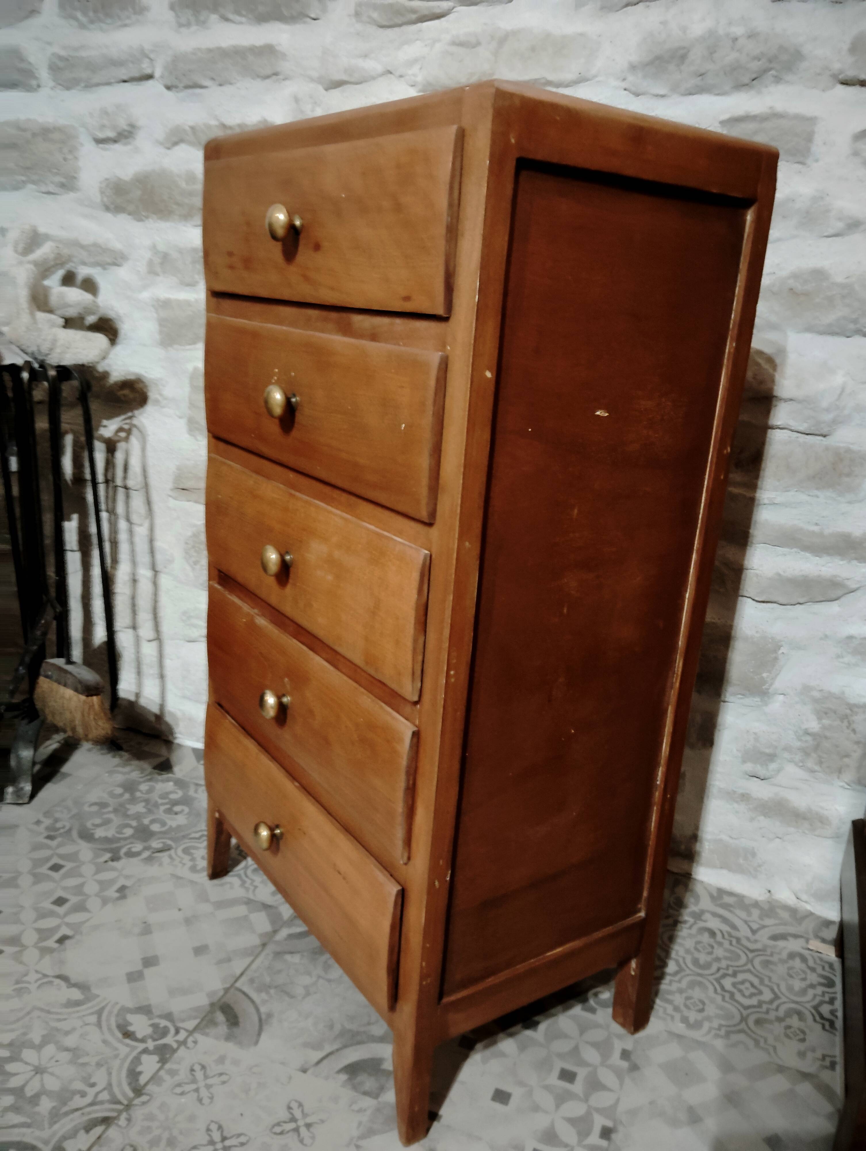 Commode - chiffonnier vintage 50's