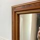 Mirror beveled wood vintage