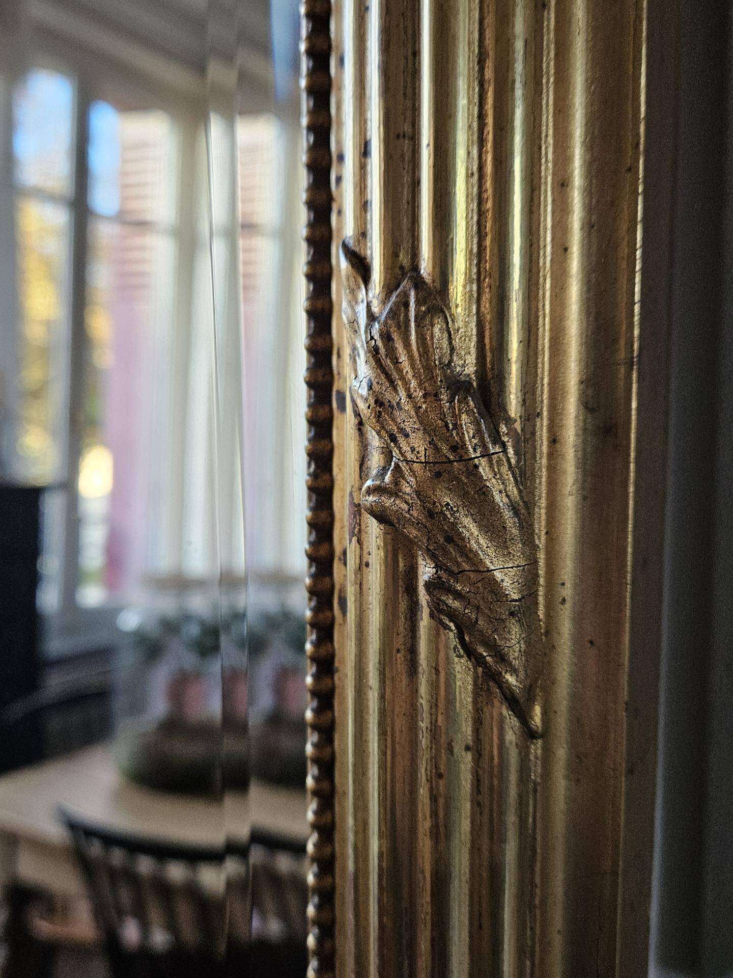 Large fireplace mirror